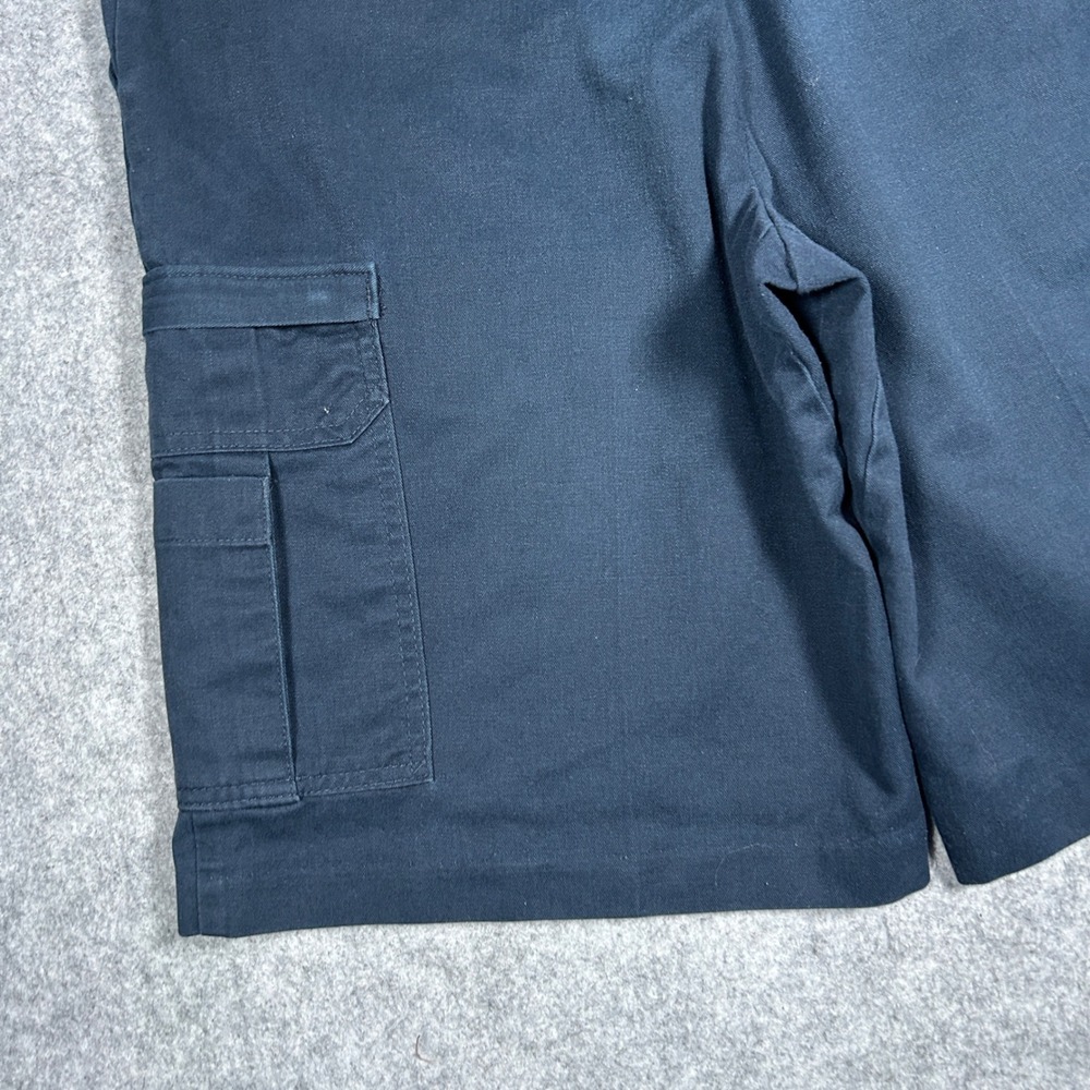 Dickies Cargo Shorts Mens 34(32x10) Navy Blue Loose Fit Workwear Skate Utility - Picture 11 of 14